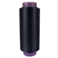 dope dyed black polyester yarn 100d/144f sim