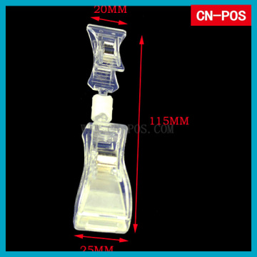 Plastic Transparent Pop Clip