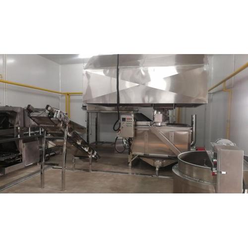 Fried bugles machine line bugles process machine