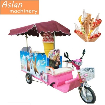 3 Wheel Ice Cream Bike: Electric Food Trike Delivery Tricycle
