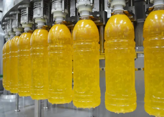 Bottle Filling Production Line, Low Vacuum Gravity Hot Filling Machine 36000bph