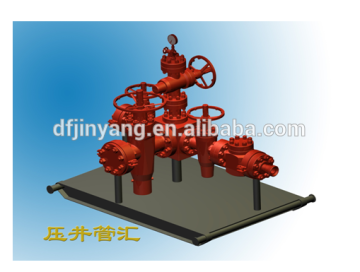 API 16C Choke manifold and Kill manifold 35 MPa to 105 Mpa for oilfield