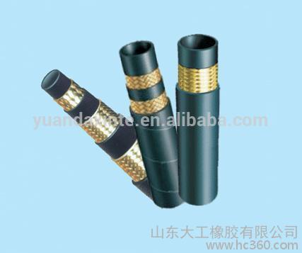 steel wire reinforceo rubber covered hydraulic hose