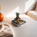 Moderne minimalistische geometrische Betonschalen -Set