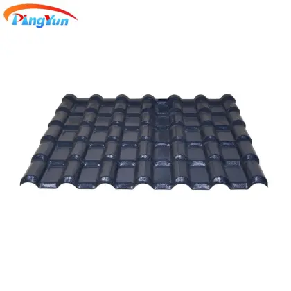Ecuador teja termo acustica PVC roof tile lamina de upvc colonial acanalado