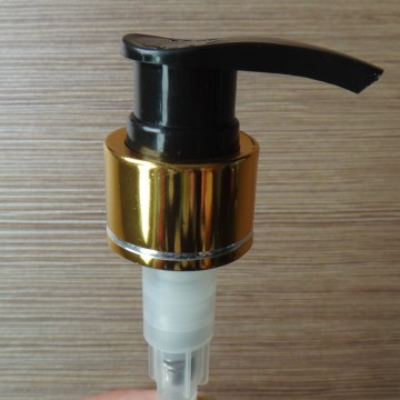 24/410 28/410 aluminum black lotion pump,Shiny Matt Gold r Aluminum Collar PP Actuator Lotion Dispenser Pump