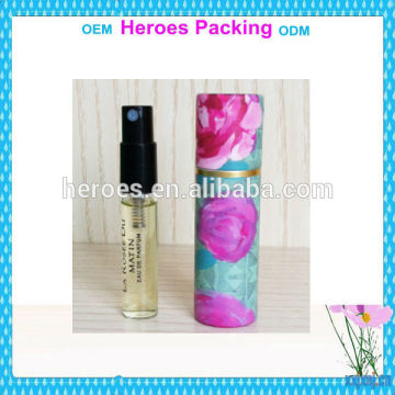 Trade Assurance Accept Custom Small Colorful Printed Paper Tube For Perfume Packaging