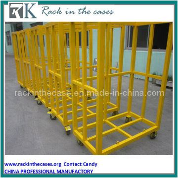Rk Yellow Portable Cable Ramp Trolley with Four Wheels