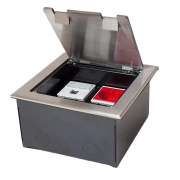 Boîte de socket de sortie de sol en acier inoxydable personnalisé pour la cuisine et l'école: Igercn Brand IGD-180K