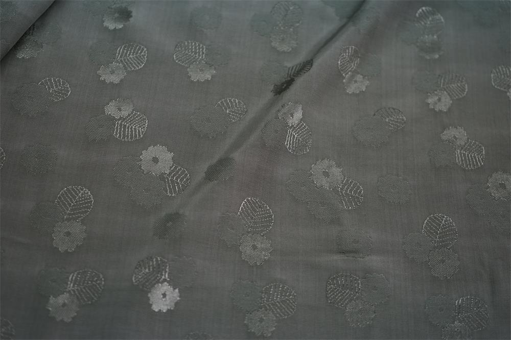 Viscose Filament Yarn Flower Jacquard Fabric