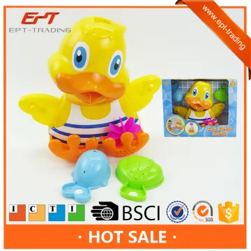 Funny bathroom baby play duck toy set for sale