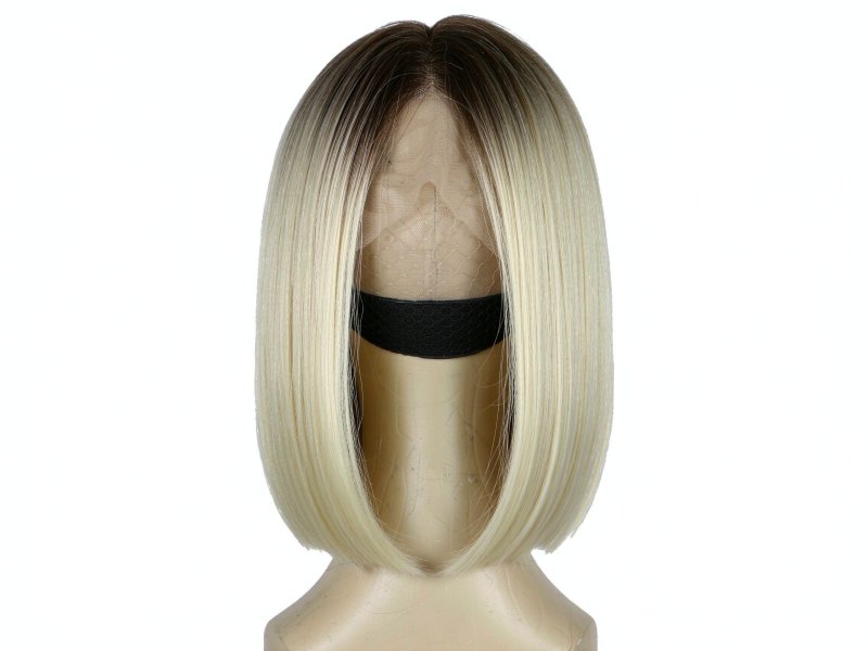 Natural Black Wavy Bob Wig 100% Human Hair