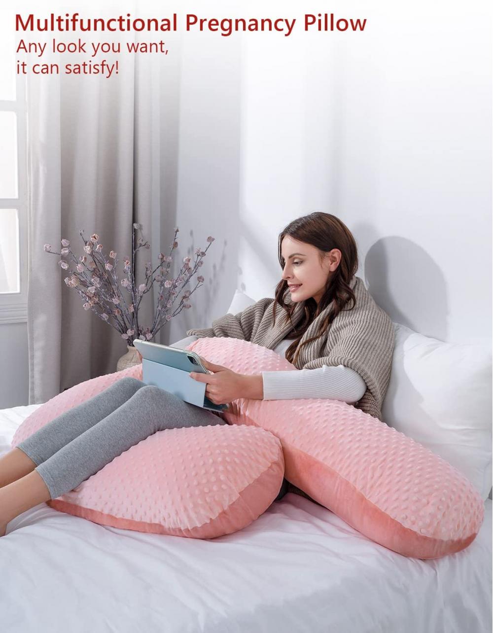 Pink L Pregnancy Pillow344 Jpg