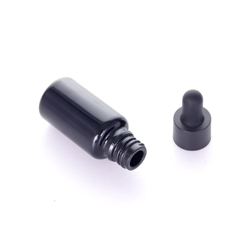 Black Essential Oil Bottle Essential Oil Bottles With Black Matte Droppers Supplier