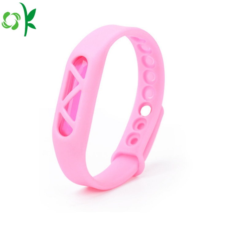 Popular Adjustable Silicone Mosquito Repellent Bracelet