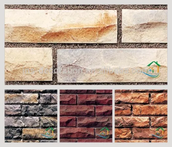 Artificial decorative facing brick