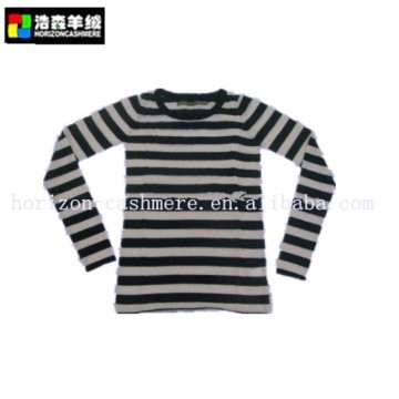 Women Cashmere Knitted Pullover,Fashion Striated Sweater