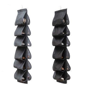 Non-Woven Fabrics 12-Slot Hanging Shoes Storage Organizer