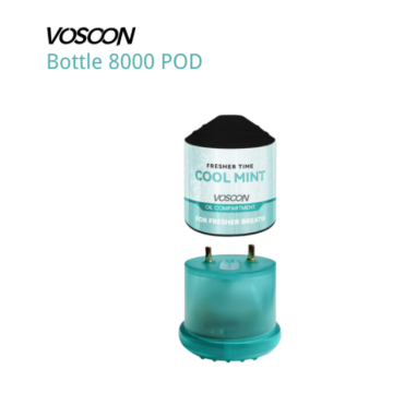 Vosoon Bottle 8000vape Pod reemplazable Vapor