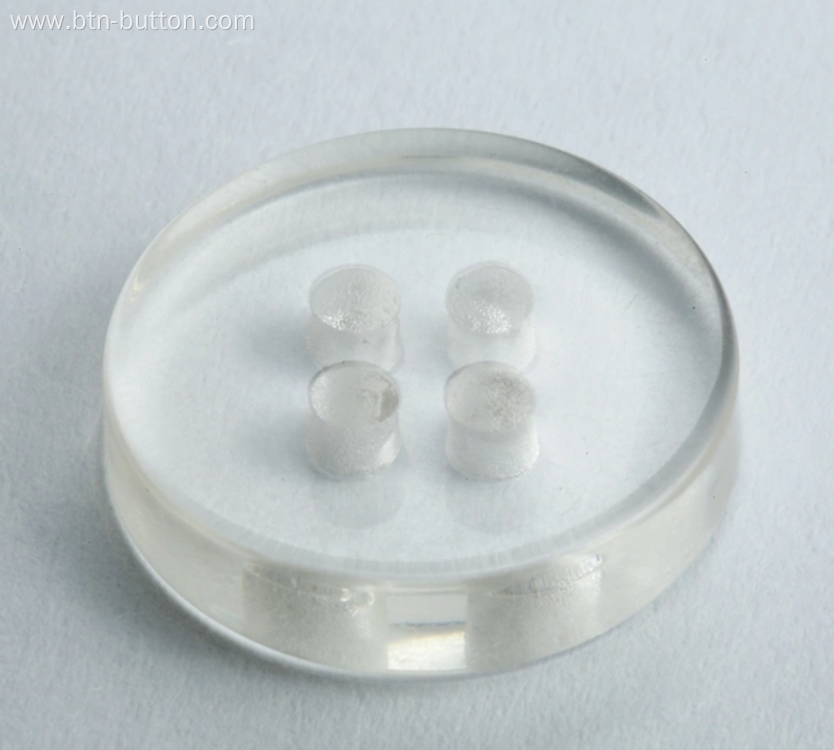 Transparent Resin Buttons With High Light Transmittance