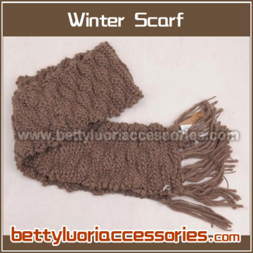WINTER KNITTED SCARF