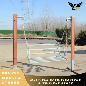 WPC Double Person Outdoor Swing Chair