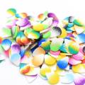 Hurtownie 500g kolorowe plastry gliny polimerowej płatek kwiatu szlam wypełniacz rzemiosło Making DIY naklejki konfetti na paznokcie