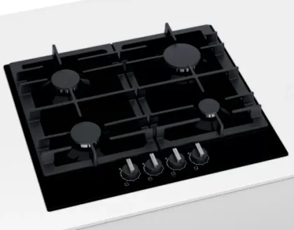 Bosh Gas Hobs 4 Burner Tempered Glass