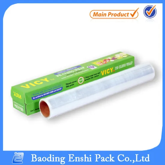 pe stretch cling film wrapping for food wrap