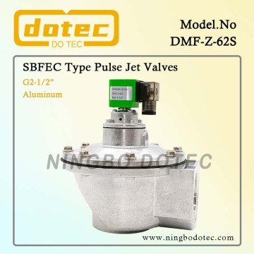 DMF-Z-62S 2-1/2 "صمامات النبض الخيوط 220VAC