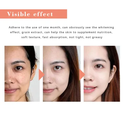 OEM Customized Logo Face Skin Care Moisturizing Gluta Whitening Lazy Cream