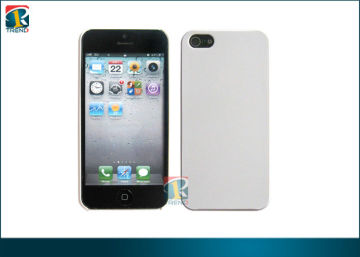 White, Orange Super Gloss Rubberized Pc Hard Cover For Iphone 5 Protective Cases