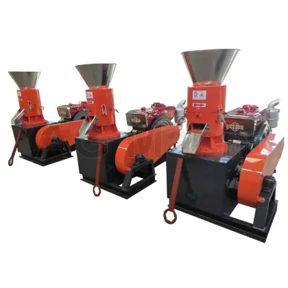 Hardwood Softwood Diesel Wood Pelletizer Biomass Pellet Machine Price
