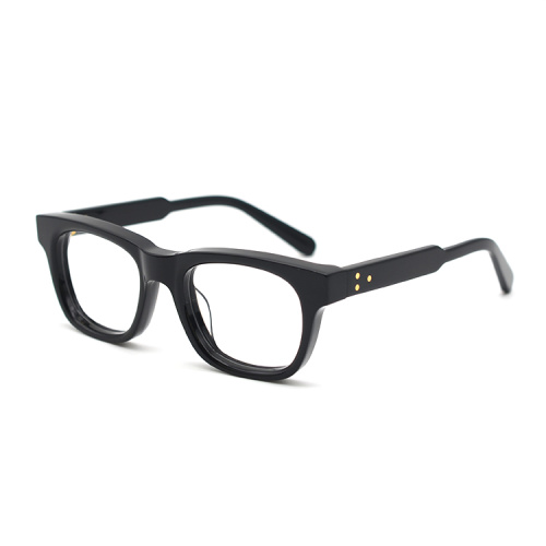 High Quality Thick Acetate Frame Fashion Transparent Retro Thick Acetate Eyeglasses Frames Factory