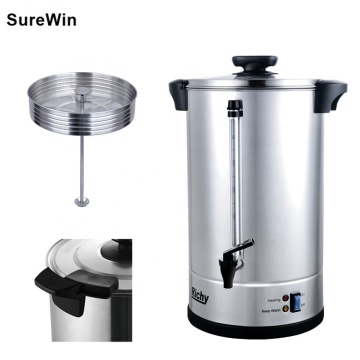 Double Layer Stainless Steel Coffee Urn Maker Percolator Catering Urn