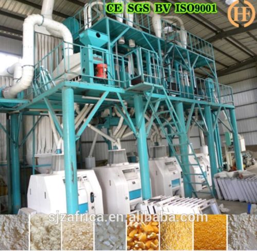 100T/24h easy operate maize grain roller mills milling grinder mill