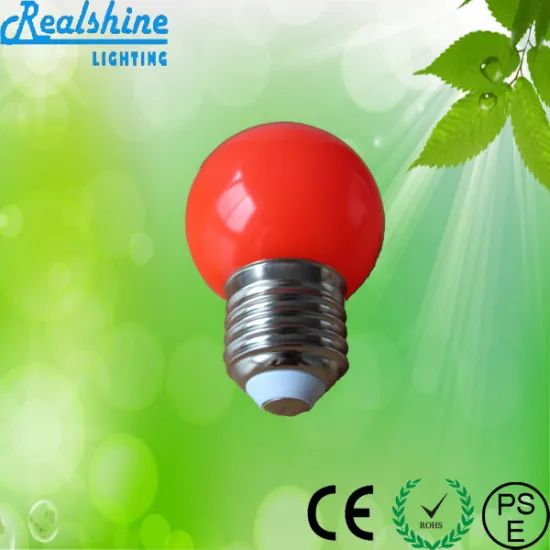 0.5 W LED color bulb red type six 8
