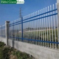 wide welded powder coated picket steel fencing