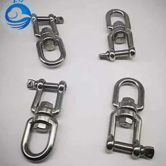Stainless Steel Rigging Hardware: Eye-Jaw Hook Swivel Shackle Ring
