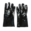 Black rubber Cotton gloves 27cm