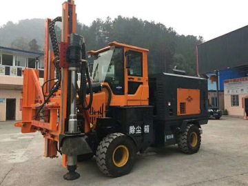 Guardrail Combined Drilling Pile Driver