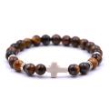 Pamiątki religijne Biżuteria 8 mm Stone Beads Bracelet