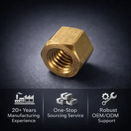 Brass Galvanized Acorn Hex Nuts DIN 917