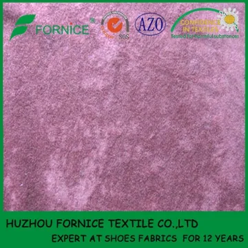 China manufacturer 100% polyester knitting tricot superior velvet fabric