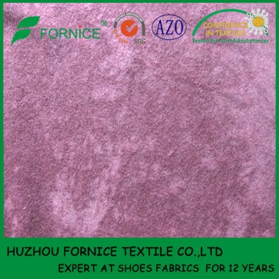 China manufacturer 100% polyester knitting tricot superior velvet fabric