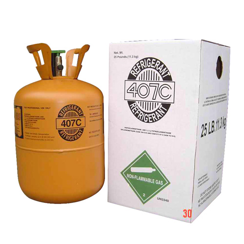 HFC R407c Refrigerant with 99.8% Purity