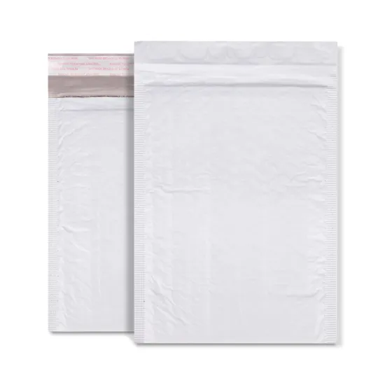 custom size white padded shipping envelopes