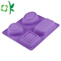 4Hole Silicone Soap Making Tools Khuôn xà phòng khác nhau