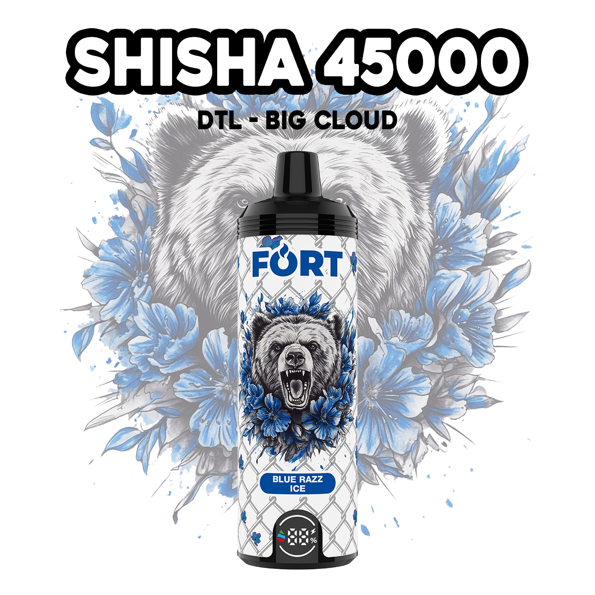 Savage Fort Shisha 45k Puffs Vape