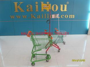 45 Litre Metal Retail Shopping Trolleys With Base Grid For